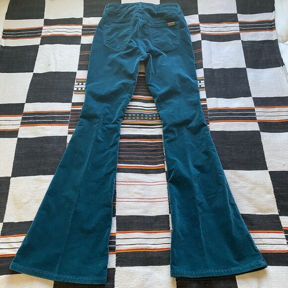 Rock And Roll Denim Velvet Bell Bottom Pants. Sapphire. Size 27/33. Festival. - Picture 4 of 12
